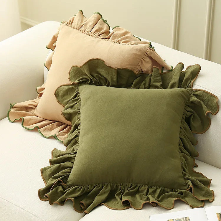 Odette Ruffle Cushion Cover