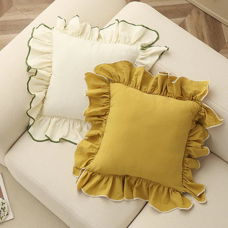 Odette Ruffle Cushion Cover