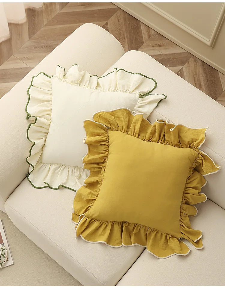Odette Ruffle Cushion Cover