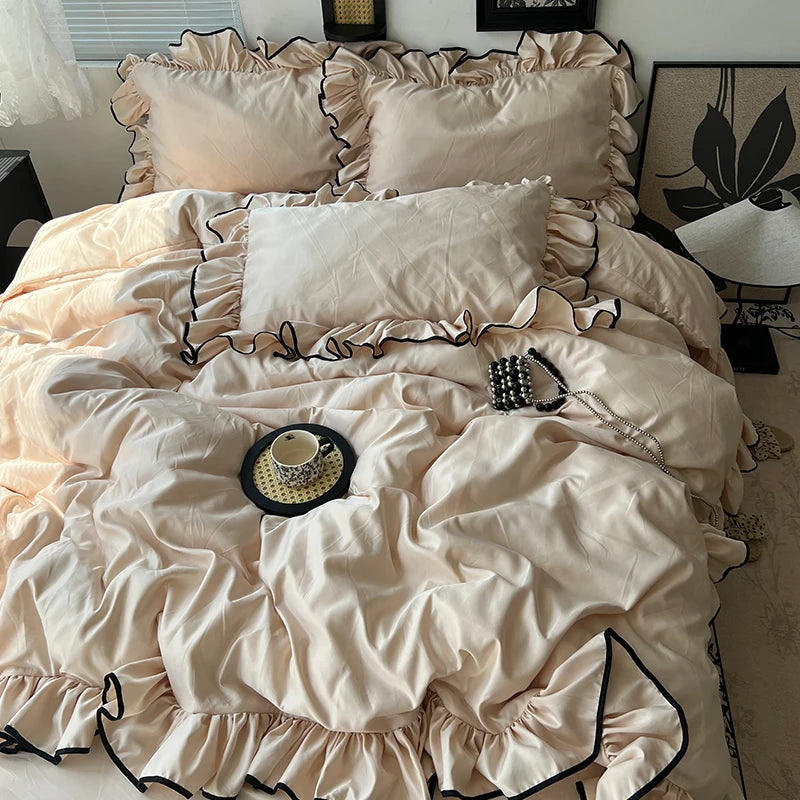 Luna Luxe Ruffle Bedding Set
