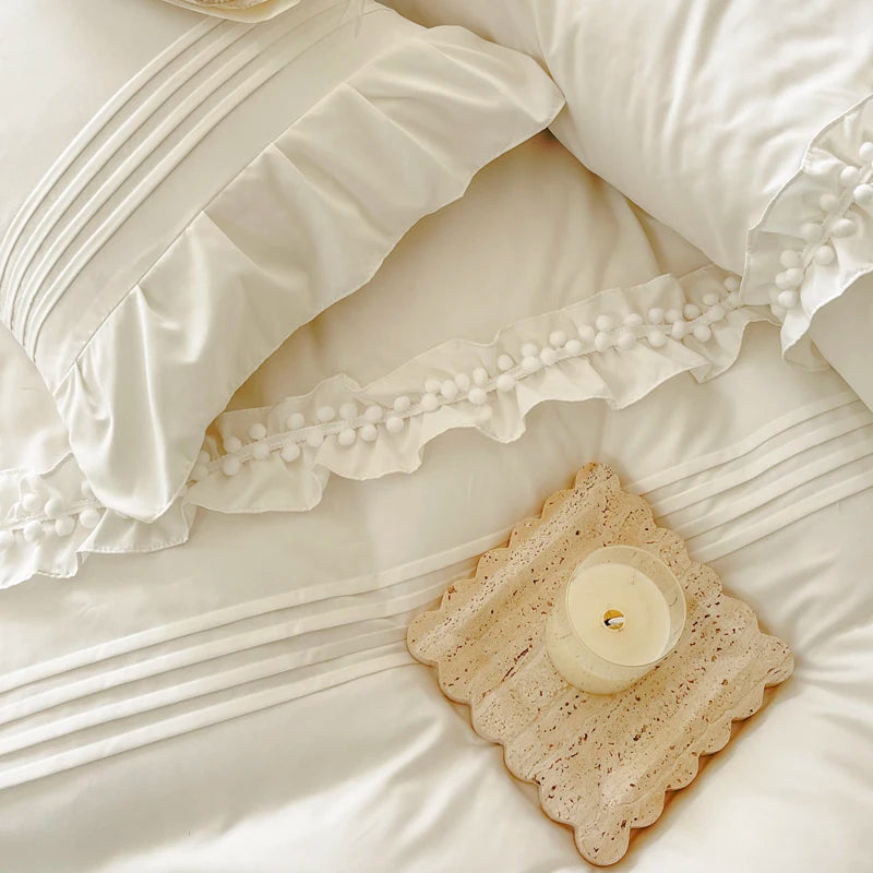 Camellia Ruffle Bedding Set