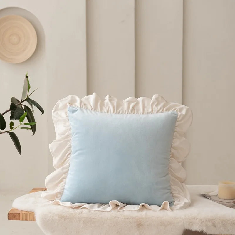 Fleur Ruffle Cushion Cover