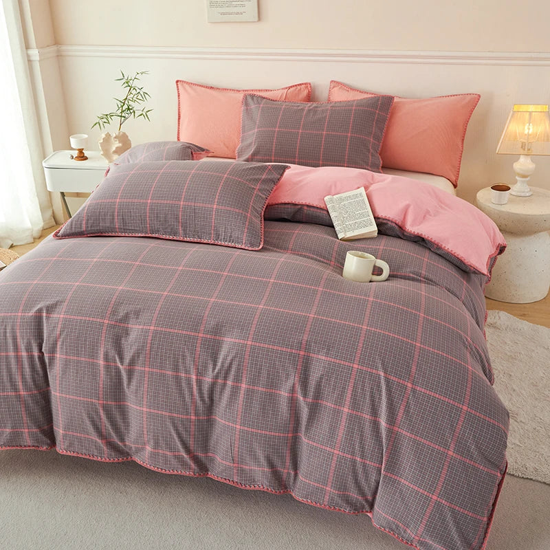 Sorrento Plaid Bedding Set