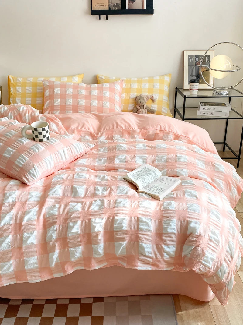 Clementine Gingham Bedding Set
